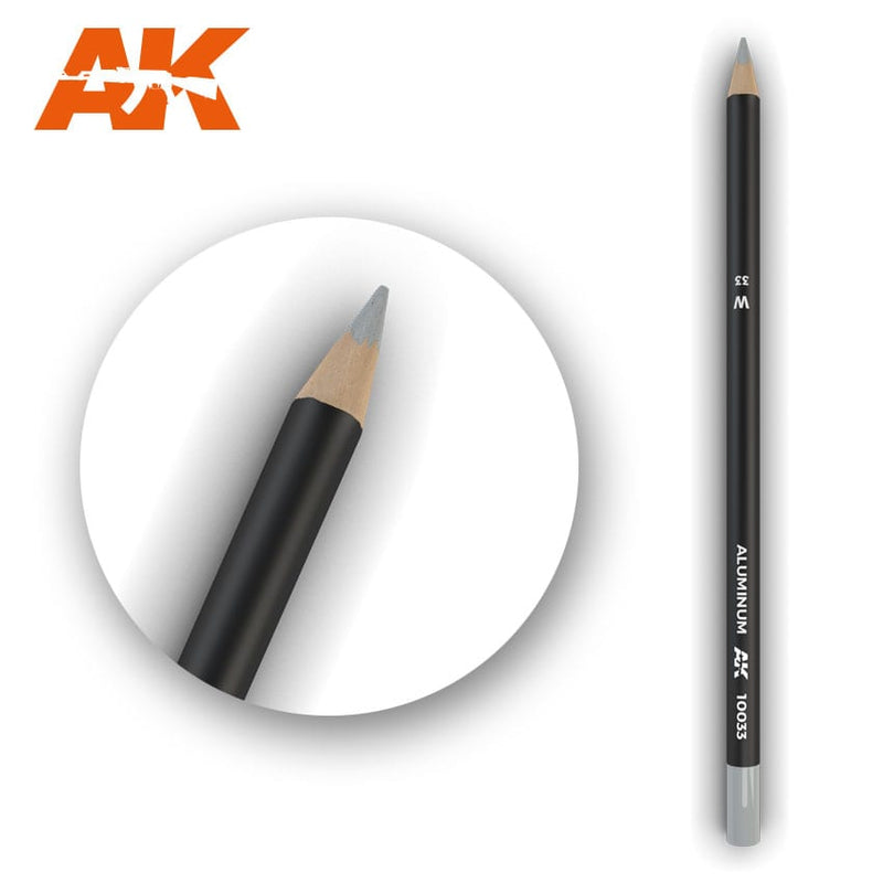 AK Interactive: Weathering Pencil - Aluminum Model Paints AK INTERACTIVE