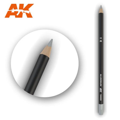 AK Interactive: Weathering Pencil - Aluminum Model Paints AK INTERACTIVE