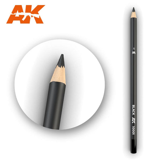 AK Interactive: Weathering Pencil - Black Model Paints AK INTERACTIVE