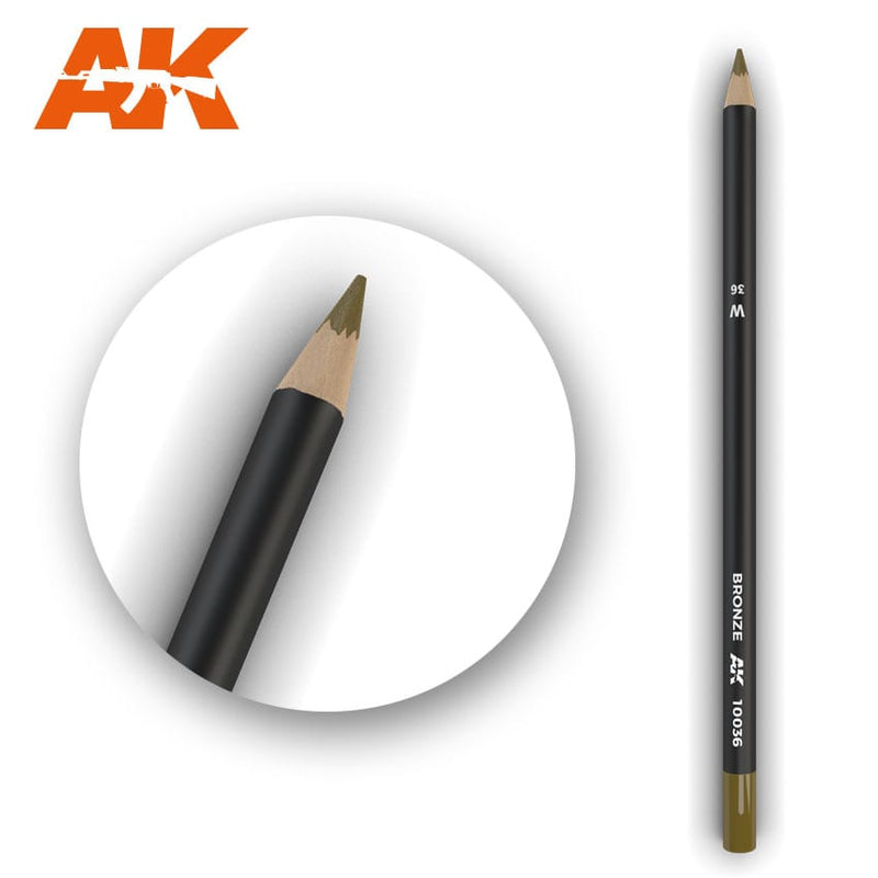 AK Interactive: Weathering Pencil - Bronze Model Paints AK INTERACTIVE