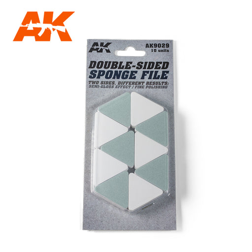AK Interactive: Double-Sided Sponge File Model Tools & Glue AK INTERACTIVE