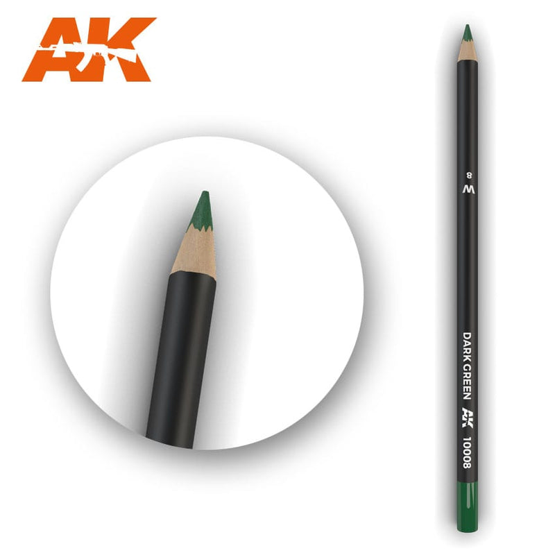AK Interactive: Weathering Pencil - Dark Green Model Paints AK INTERACTIVE