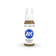 AK Interactive: 3rd Gen Acrylic Rusty Gold 17ml Model Paints AK INTERACTIVE