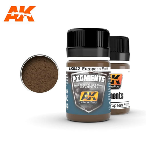 AK Interactive: Europe Earth Pigment Basing Materials AK INTERACTIVE