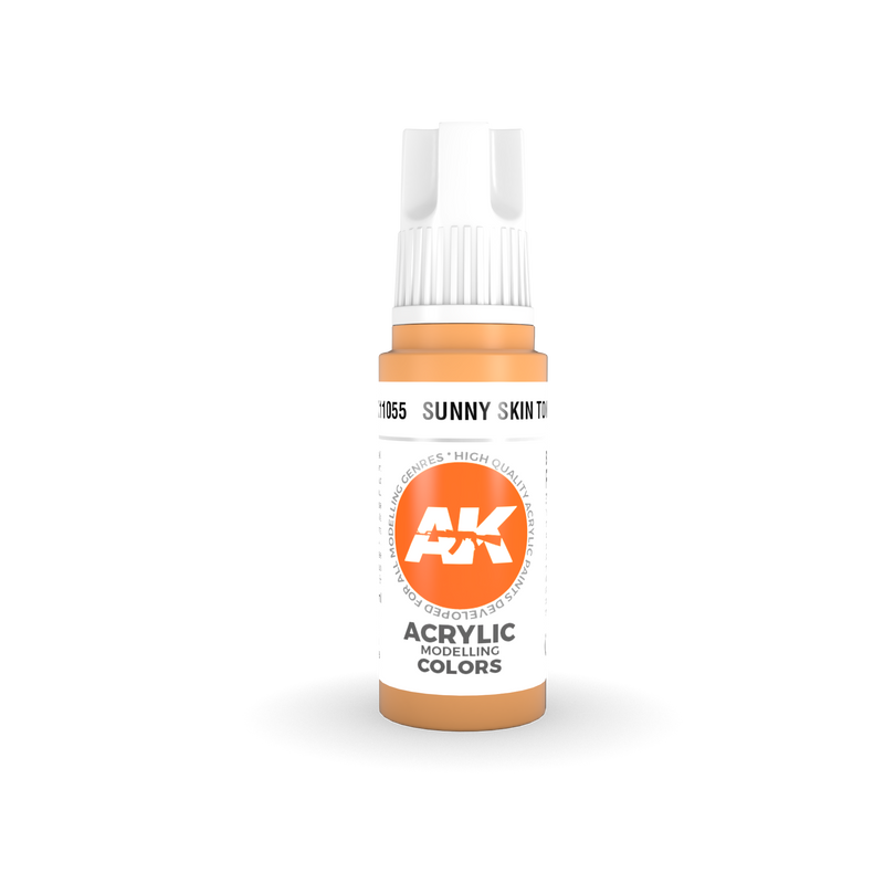 3rd Gen Acrylic Sunny Skin Tone 17ml  AK INTERACTIVE Hobby Supplies & Paints Taps Games Edmonton Alberta