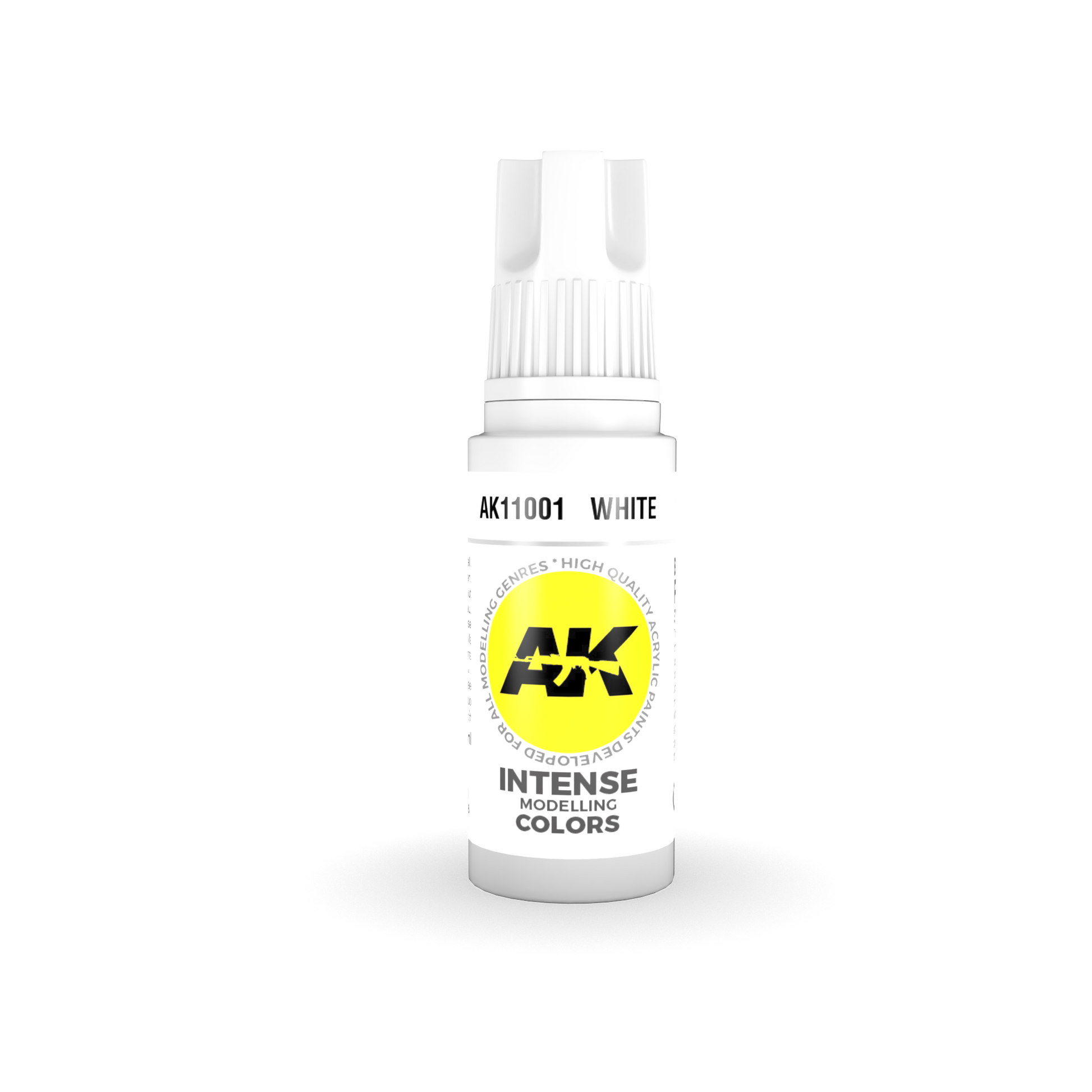 AK Interactive: 3rd Gen Acrylic White 17ml Model Paints AK INTERACTIVE