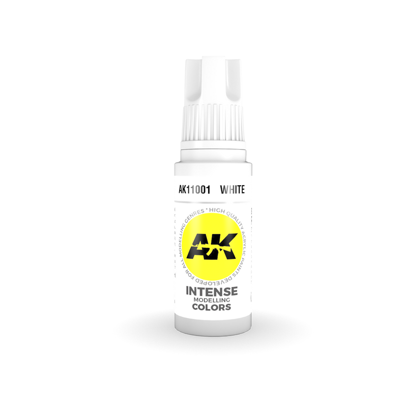 AK Interactive: 3rd Gen Acrylic White 17ml Model Paints AK INTERACTIVE