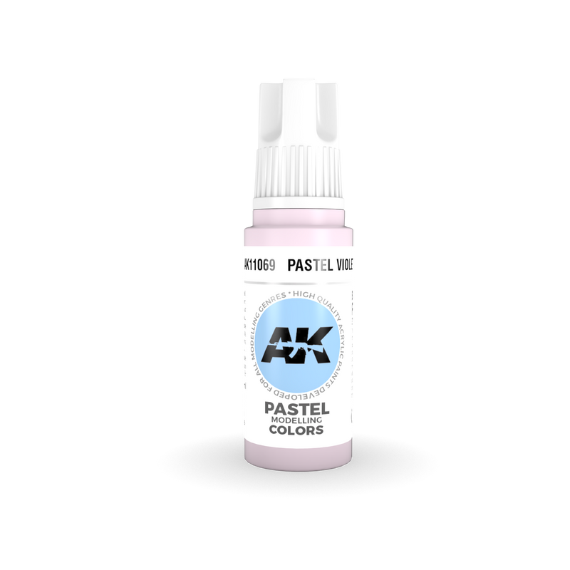 AK Interactive: 3rd Gen Acrylic Pastel Violet 17ml Model Paints AK INTERACTIVE