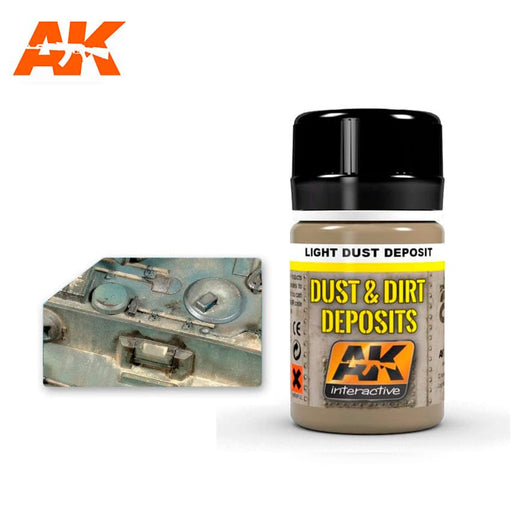 AK Interactive: Light Dust Deposit Model Paints AK INTERACTIVE