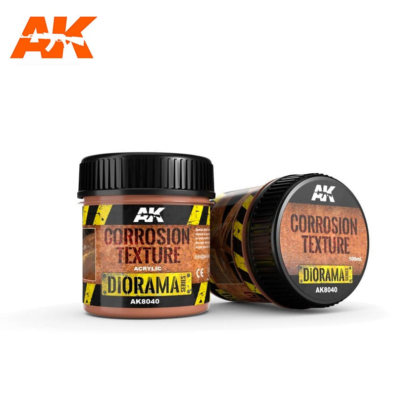 AK Interactive: Corrosion Texture - 100ml Basing Materials AK INTERACTIVE