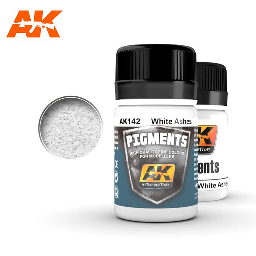 AK Interactive: White Ashes Pigment Model Paints AK INTERACTIVE