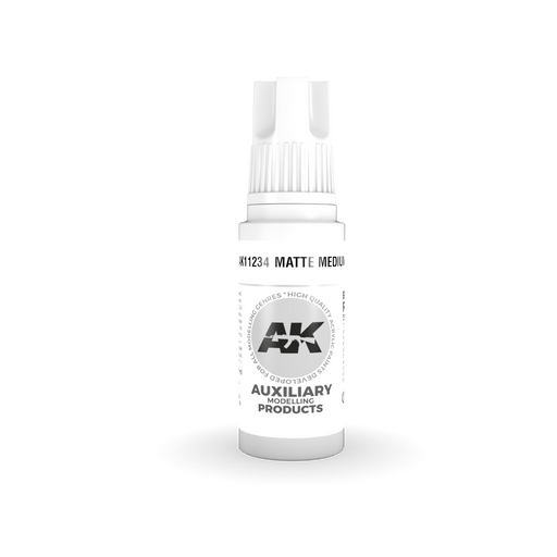 AK Interactive: 3rd Gen Acrylic Matte Medium 17ml Model Paints AK INTERACTIVE