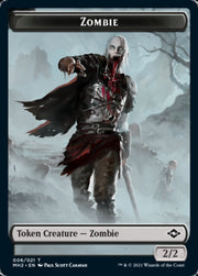 Squirrel // Zombie Double-Sided Token [Tokens] Modern Horizons 2 Tokens MTG Single Magic: The Gathering