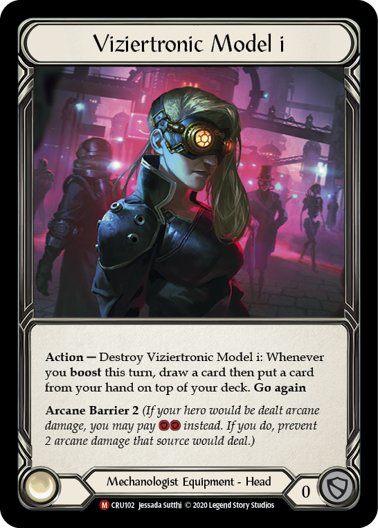 Viziertronic Model i [CRU102] 1st Edition Cold Foil Flesh And Blood Single Flesh And Blood   