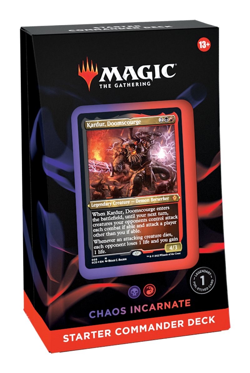 MTG Starter Commander Deck: Chaos Incarnate MTG Sealed Magic: The Gathering   