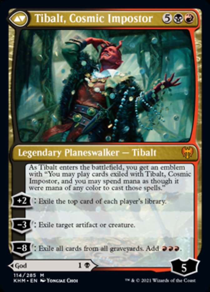 Valki, God of Lies // Tibalt, Cosmic Impostor [Kaldheim] MTG Single Magic: The Gathering   