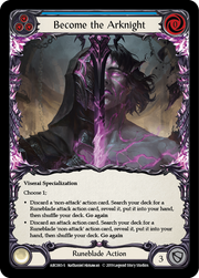 Become the Arknight [ARC083-S] 1st Edition Rainbow Foil Flesh And Blood Single Flesh And Blood   