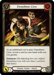 Demolition Crew (Red) [WTR179] Unlimited Edition Normal Flesh And Blood Single Flesh And Blood   