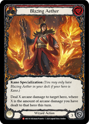 Blazing Aether [ARC118] Unlimited Edition Normal Flesh And Blood Single Flesh And Blood   