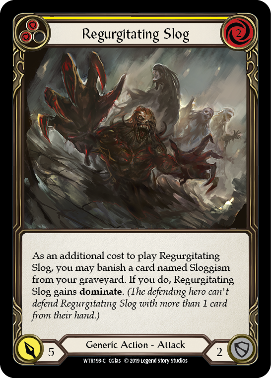 Regurgitating Slog (Yellow) [WTR198-C] Alpha Print Normal Flesh And Blood Single Flesh And Blood   