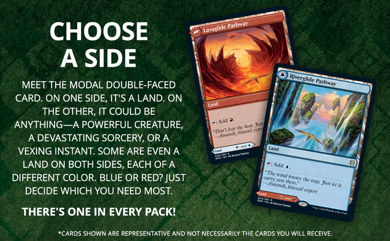 MTG Zendikar Rising - Draft Booster Pack MTG Sealed Magic: The Gathering   