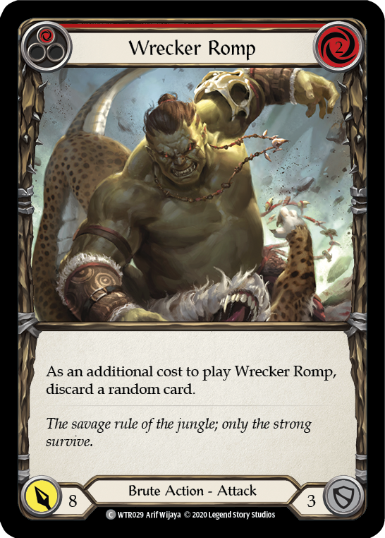 Wrecker Romp (Red) [WTR029] Unlimited Edition Normal Flesh And Blood Single Flesh And Blood   