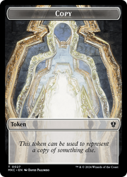 Copy // Zombie Double-Sided Token [Tokens] Murders at Karlov Manor Commander Tokens MTG Single Magic: The Gathering