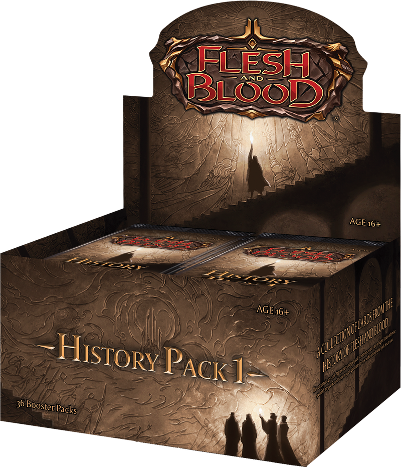 History Pack 1 - Booster Box (Ships May 6)  Flesh And Blood Flesh And Blood Sealed Taps Games Edmonton Alberta