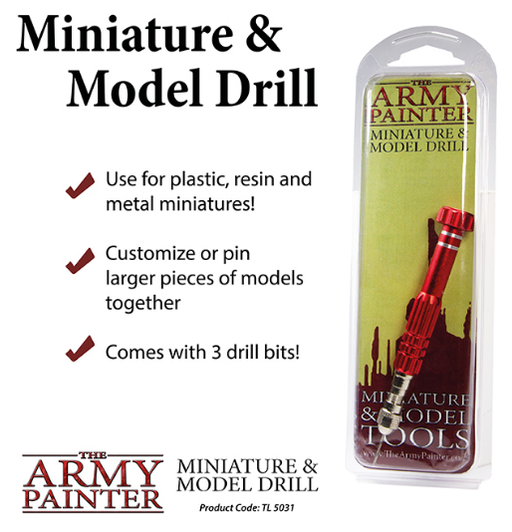 The Army Painter: Miniature And Model Drill Model Tools & Glue Army Painter