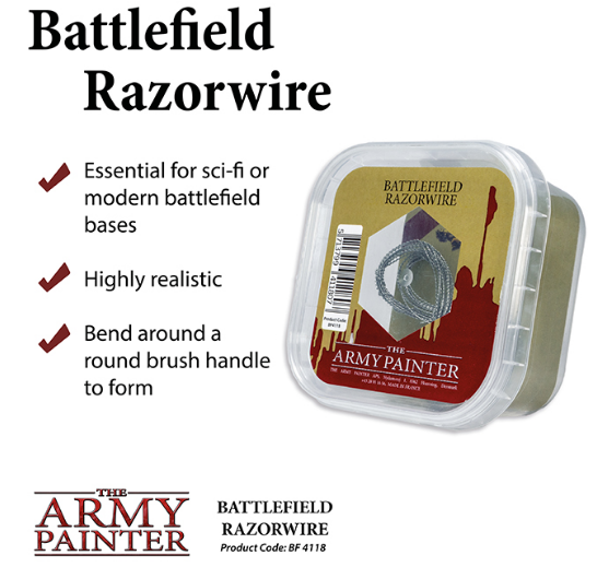Army Painter: Battlefield Razorwire  Army Painter Battlefields Essentials & XP series Taps Games Edmonton Alberta