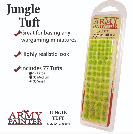 Army Painter: Jungle Tufts  Army Painter Battlefields Essentials & XP series Taps Games Edmonton Alberta