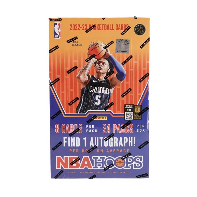 2022-23 Panini NBA Hoops Basketball Hobby Box Sports & Collectible Cards Panini   