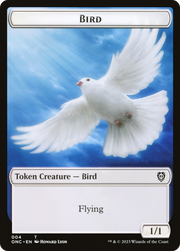 Bird // Cat Double-Sided Token [Tokens] Phyrexia: All Will Be One Commander Tokens MTG Single Magic: The Gathering