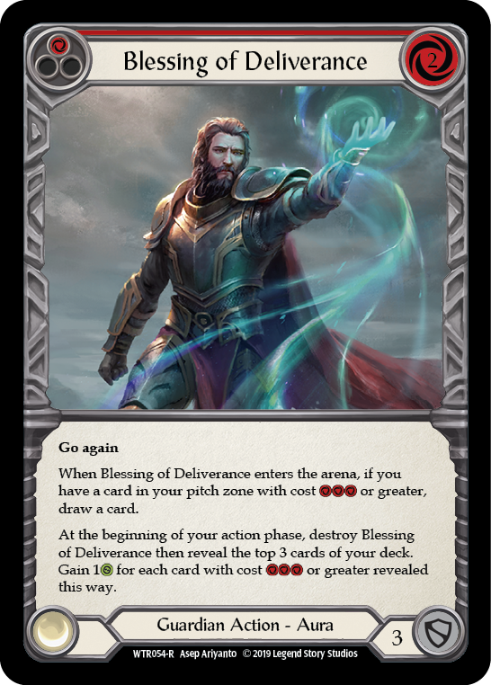 Blessing of Deliverance (Red) [WTR054-R] Alpha Print Normal Flesh And Blood Single Flesh And Blood   