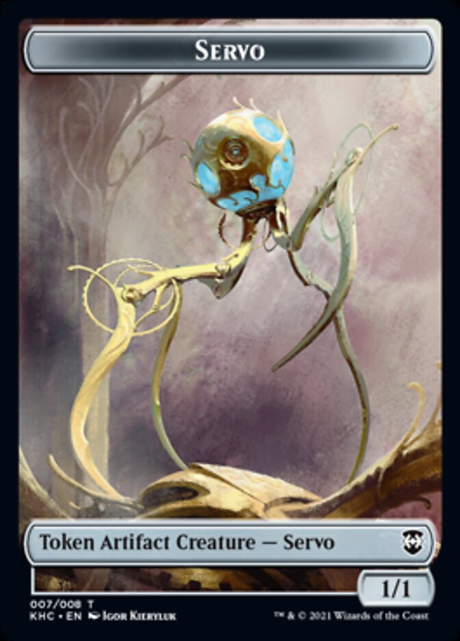 Servo Token [Tokens] Kaldheim Commander Tokens MTG Single Magic: The Gathering