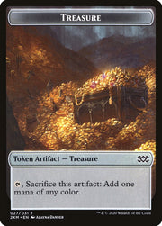 Angel // Treasure Double-Sided Token [Tokens] Double Masters Tokens MTG Single Magic: The Gathering