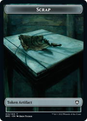Scrap // Powerstone Double-Sided Token [Tokens] The Brothers' War Commander Tokens MTG Single Magic: The Gathering