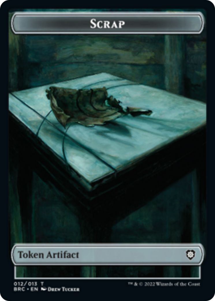 Scrap // Powerstone Double-Sided Token [Tokens] The Brothers' War Commander Tokens MTG Single Magic: The Gathering