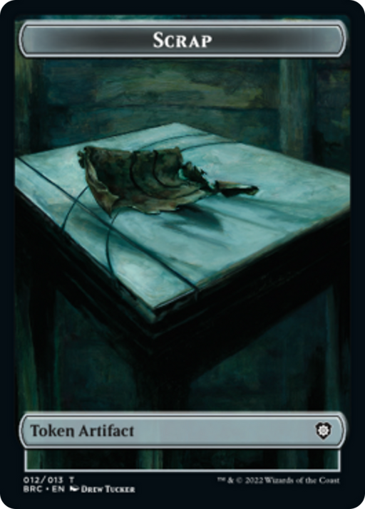 Scrap // Powerstone Double-Sided Token [Tokens] The Brothers' War Commander Tokens MTG Single Magic: The Gathering