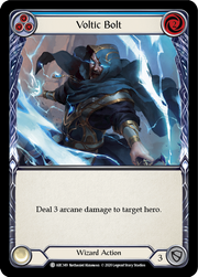 Voltic Bolt (Blue) [ARC149] Unlimited Edition Rainbow Foil Flesh And Blood Single Flesh And Blood   