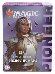 MTG Pioneer Challenger Deck 2022: Orzhov Humans MTG Sealed Magic: The Gathering   