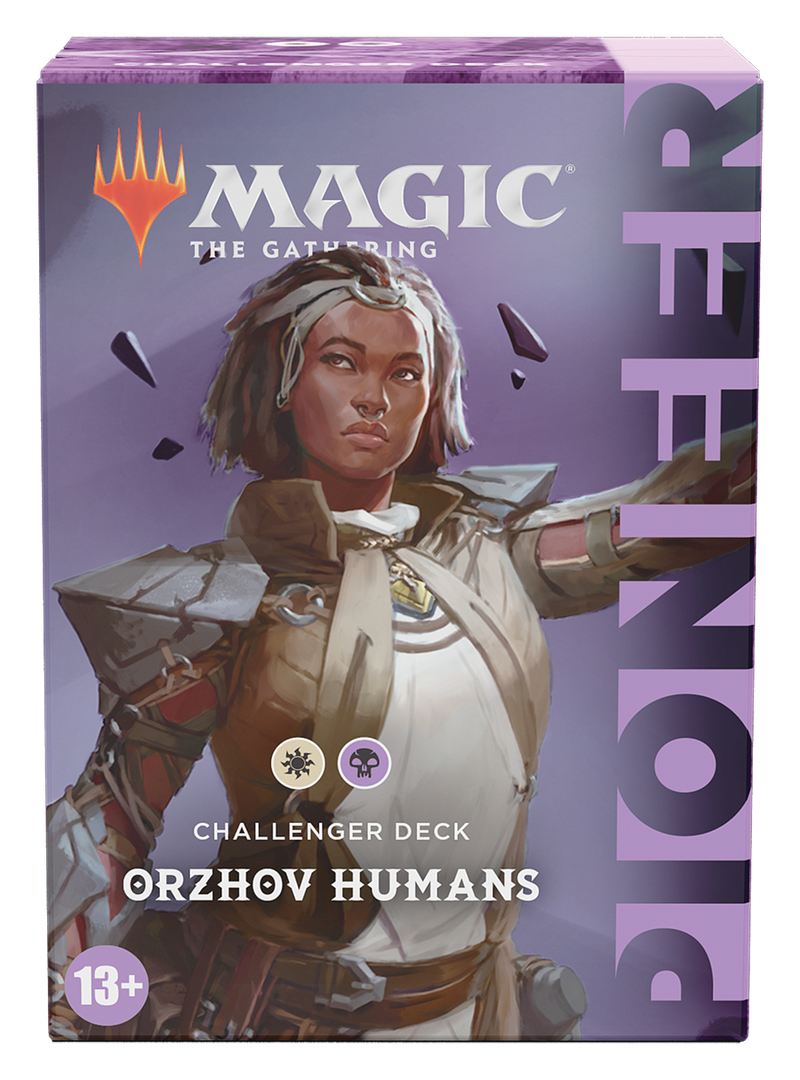 MTG Pioneer Challenger Deck 2022: Orzhov Humans MTG Sealed Magic: The Gathering   