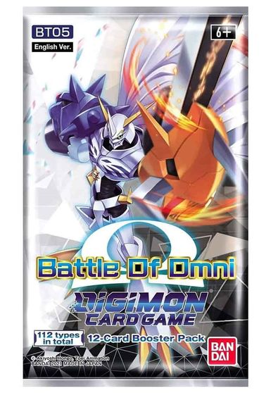 Digimon Battle of Omni Booster Pack Digimon Sealed Bandai   