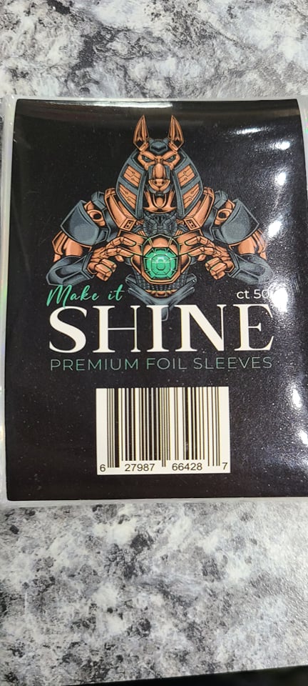 Make it Shine Premium Foil Clear Sleeves (50 CT) Card Sleeves Make it Shine