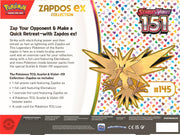 Pokémon Scarlet and Violet: 151 - Zapdos ex Collection Pokemon Sealed Pokémon