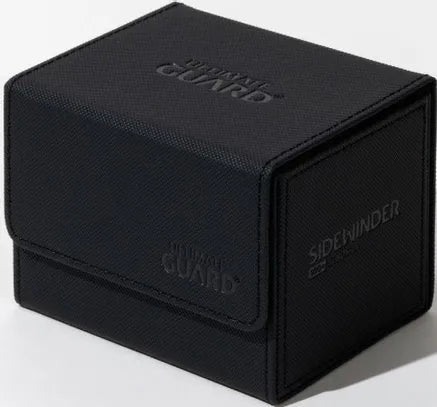 SideWinder XenoSkin 100+ Monocolor Deck Case - Black - Ultimate Guard Deck Boxes