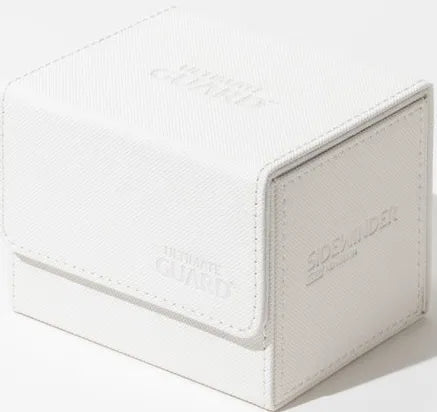 SideWinder XenoSkin 100+ Monocolor Deck Case - White - Ultimate Guard Deck Boxes