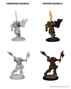 D&D Nolzur's Marvelous Miniatures: W4 Dragonborn Fighter (Female) Unpainted Miniatures WizKids