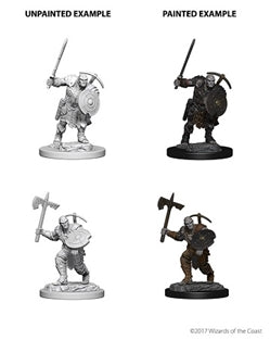 D&D Nolzur's Marvelous Miniatures: W4 Earth Genasi Fighter (Male) Unpainted Miniatures WizKids
