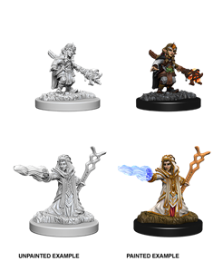 D&D Nolzur's Marvelous Miniatures: W6 Gnome Wizard (Female) Unpainted Miniatures WizKids